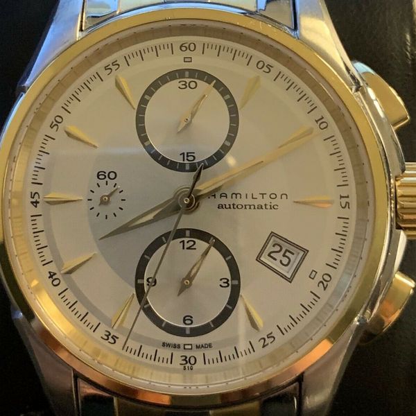 HAMILTON Automatic CHRONO #H326260 Two-Tone Watch est.ret.$2075 ...