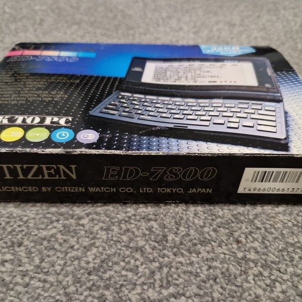 CITIZEN ED-7800 ELECTRONIC DIARY Organiser Vintage Retro Handheld ...