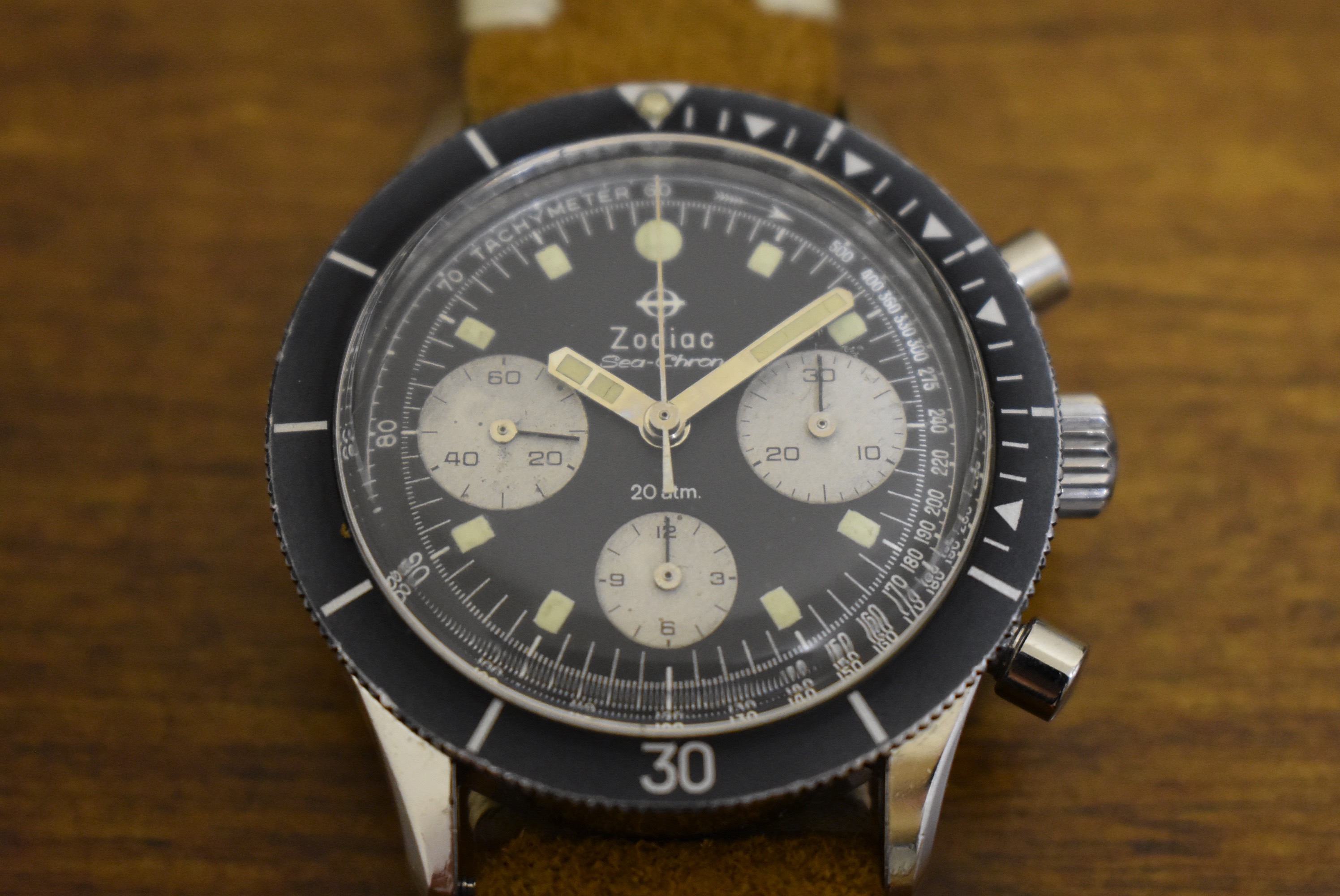 Pont De Chronographe Zodiac Calibre 72 - Pièce Détachée Montre - Occasion - Suisse