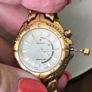 Seiko Kinetic WOMEN'S Watch (3M22-0B99) Gold Toned Sports 100 NEEDS REPAIR  | WatchCharts