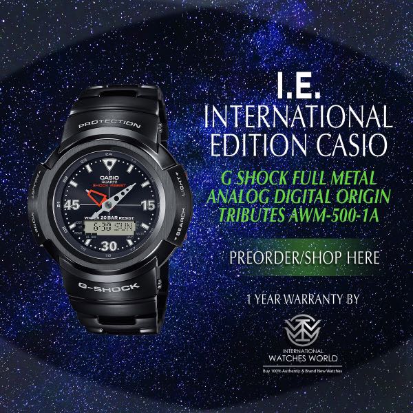 CASIO INTERNATIONAL EDITION G SHOCK FULL METAL EDITION ORIGINAL