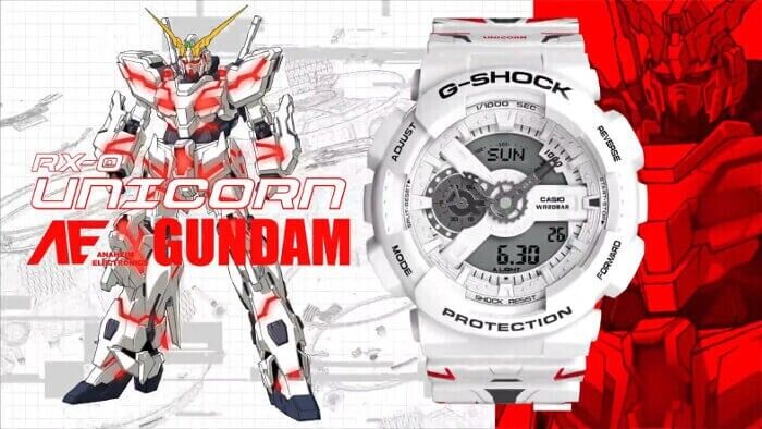 G shock best sale gundam unicorn