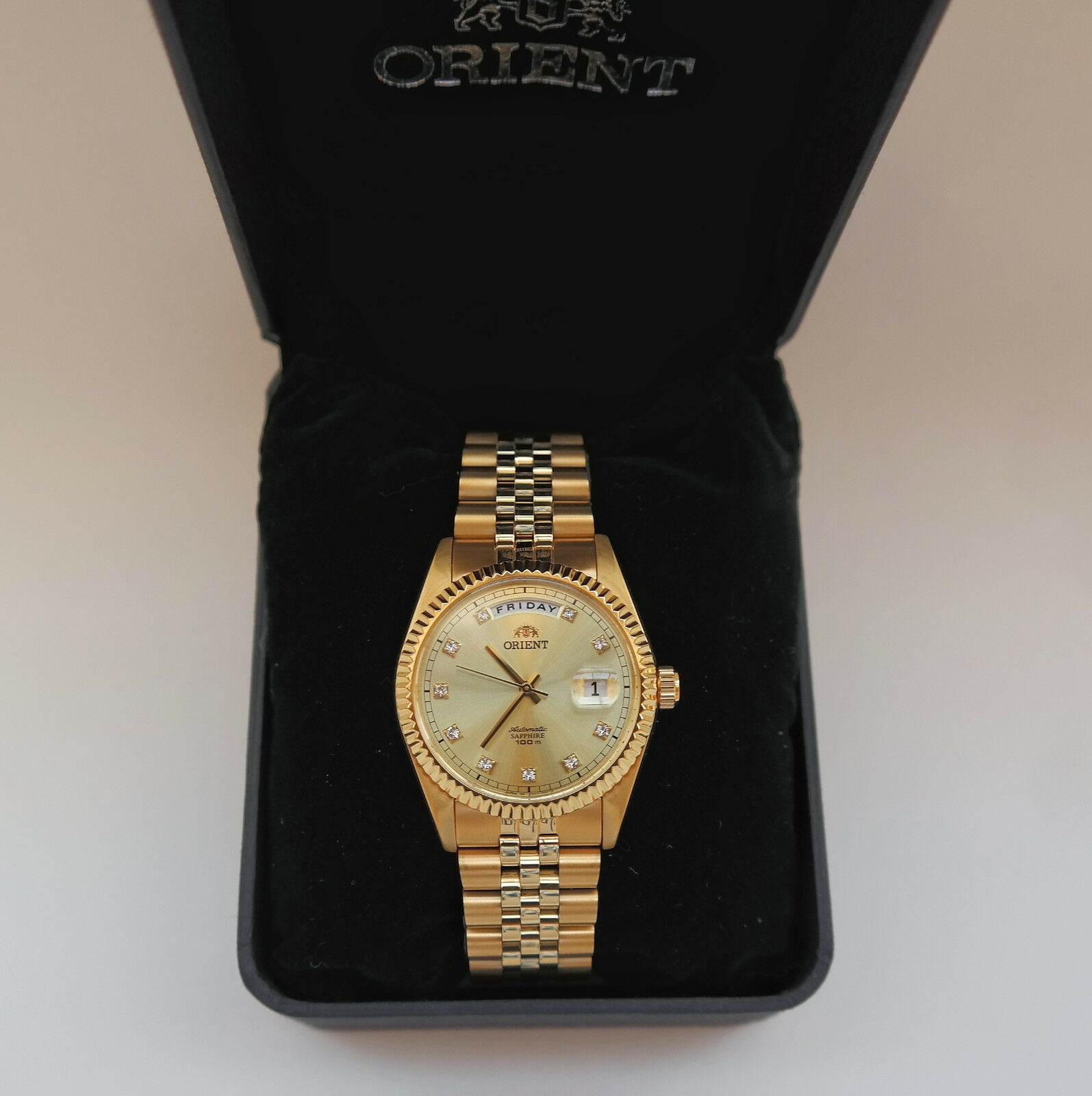 なおき オリエント ORIENT President EV0J001G ORIENT: Oyster President DAY-DATE Sapphire Crystal (EV0J001G