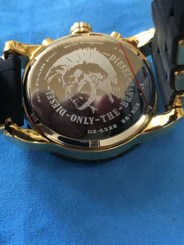 Diesel 5 bar watch only the brave gold hot sale