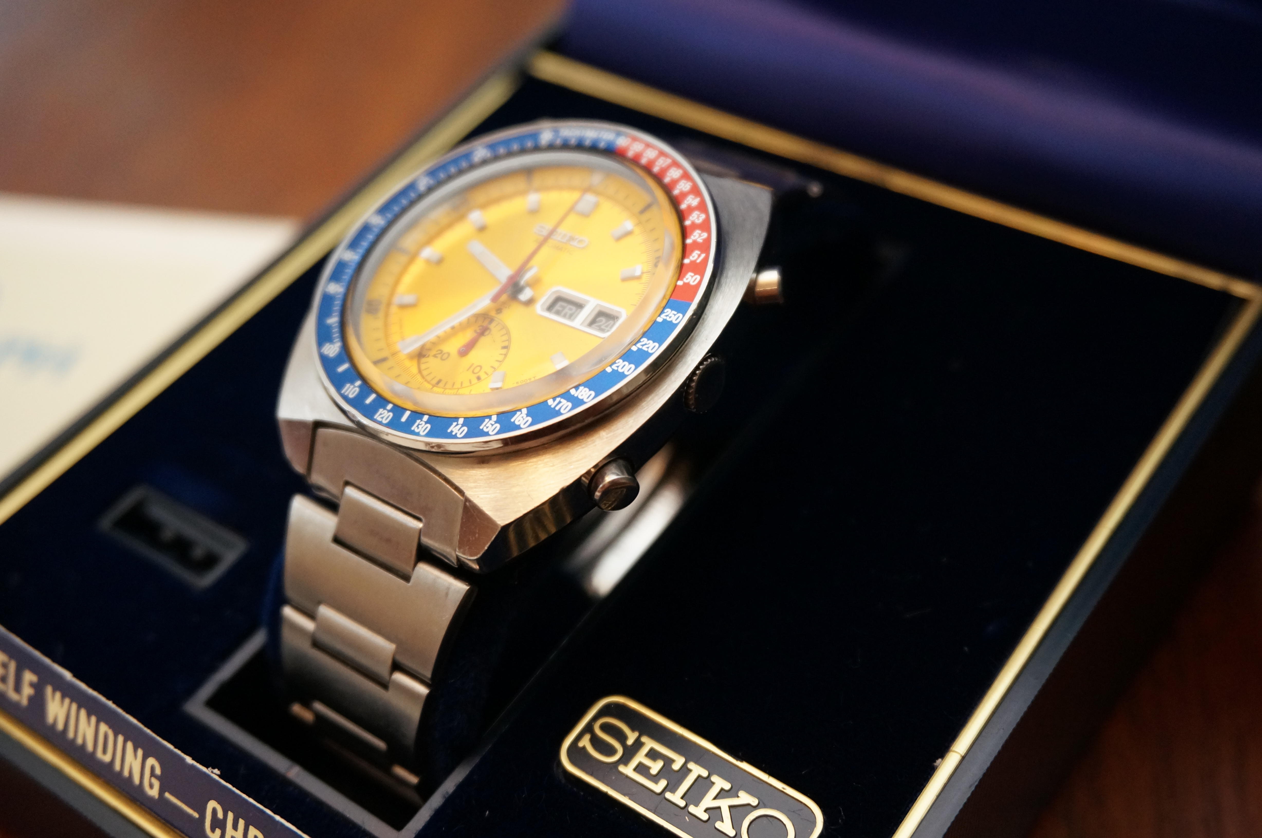 FS Seiko 6139-6005 Pogue 1975 Original Boxes, Owners Manual, Warranty Card,  and Links | WatchCharts