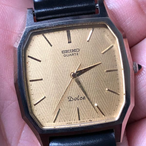WTS] Seiko Dolce 7731-5060. Beautiful textile dial | WatchCharts