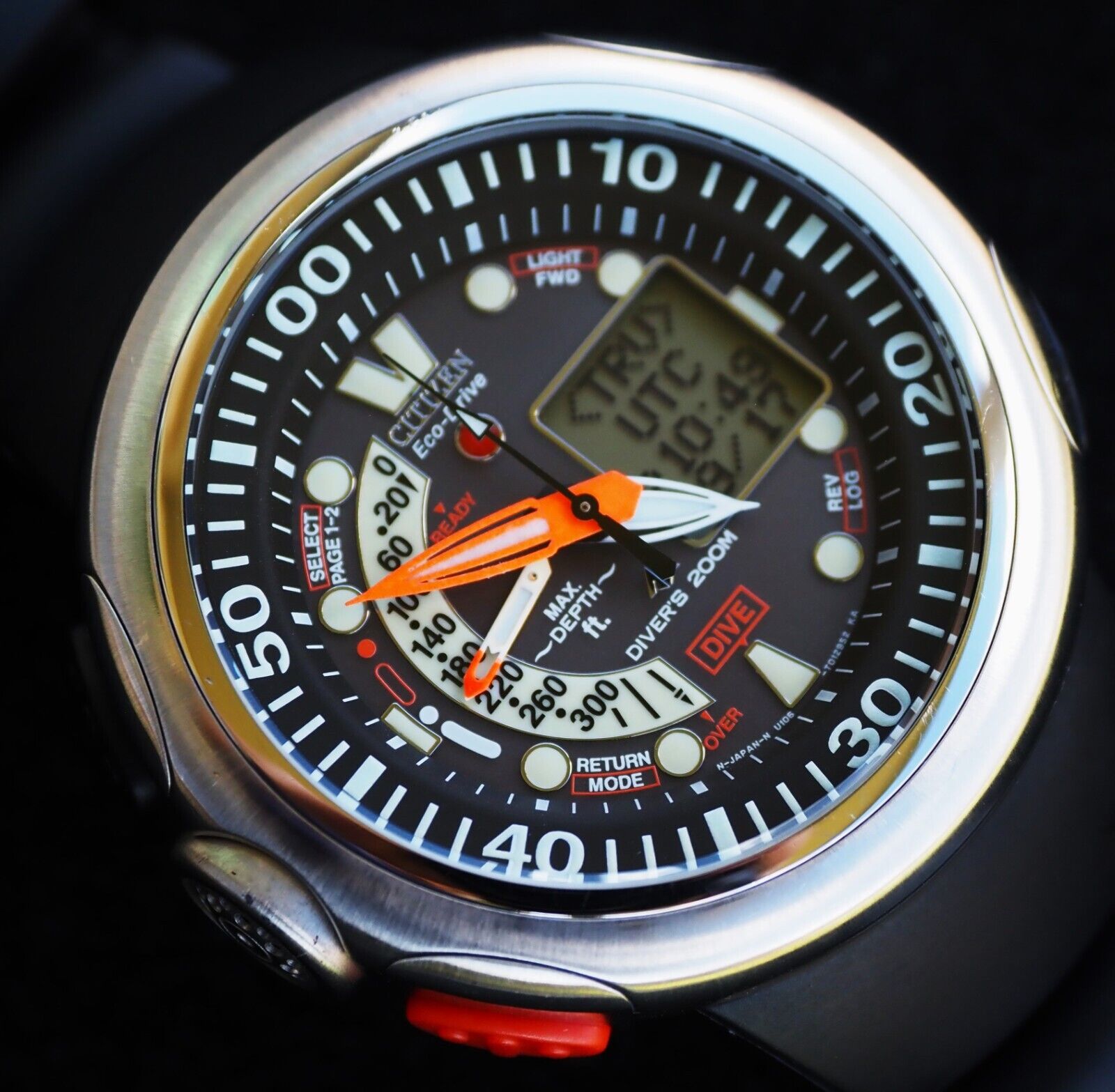 Citizen U106 Eco-Drive Promaster Aqualand 200M Diver Depth