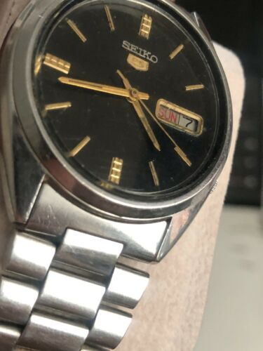 Vintage SEIKO 5 Automatic  DAY DATE Timed, accurate. |  WatchCharts