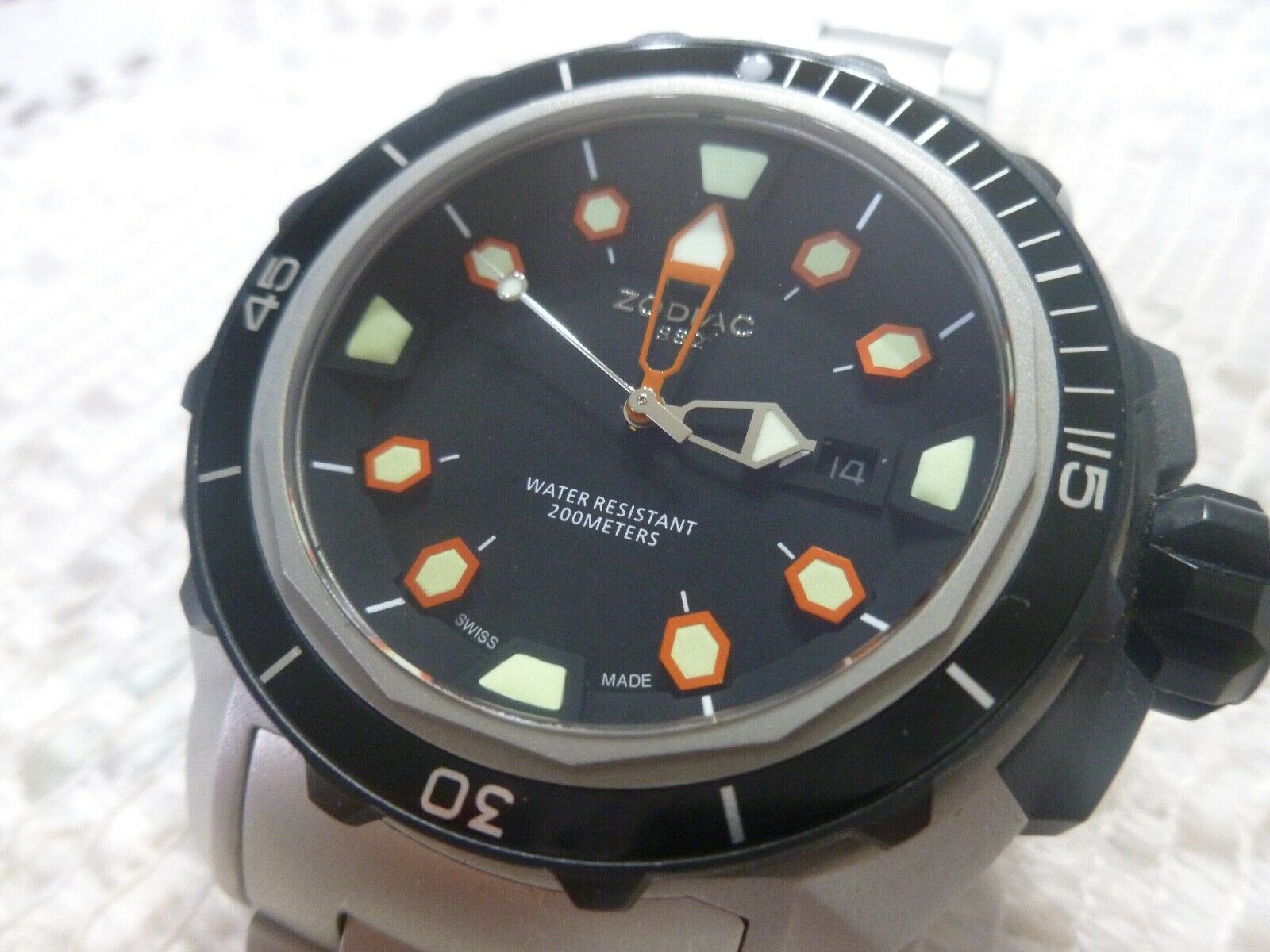 メル56906出品 Rare Automatic Zodiac ZMX 06 Limited Edition Watch Date ZO8606