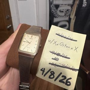 Near MINT* Seiko Dolce 9520-5140 Vintage Gold Dial 25mm Quartz