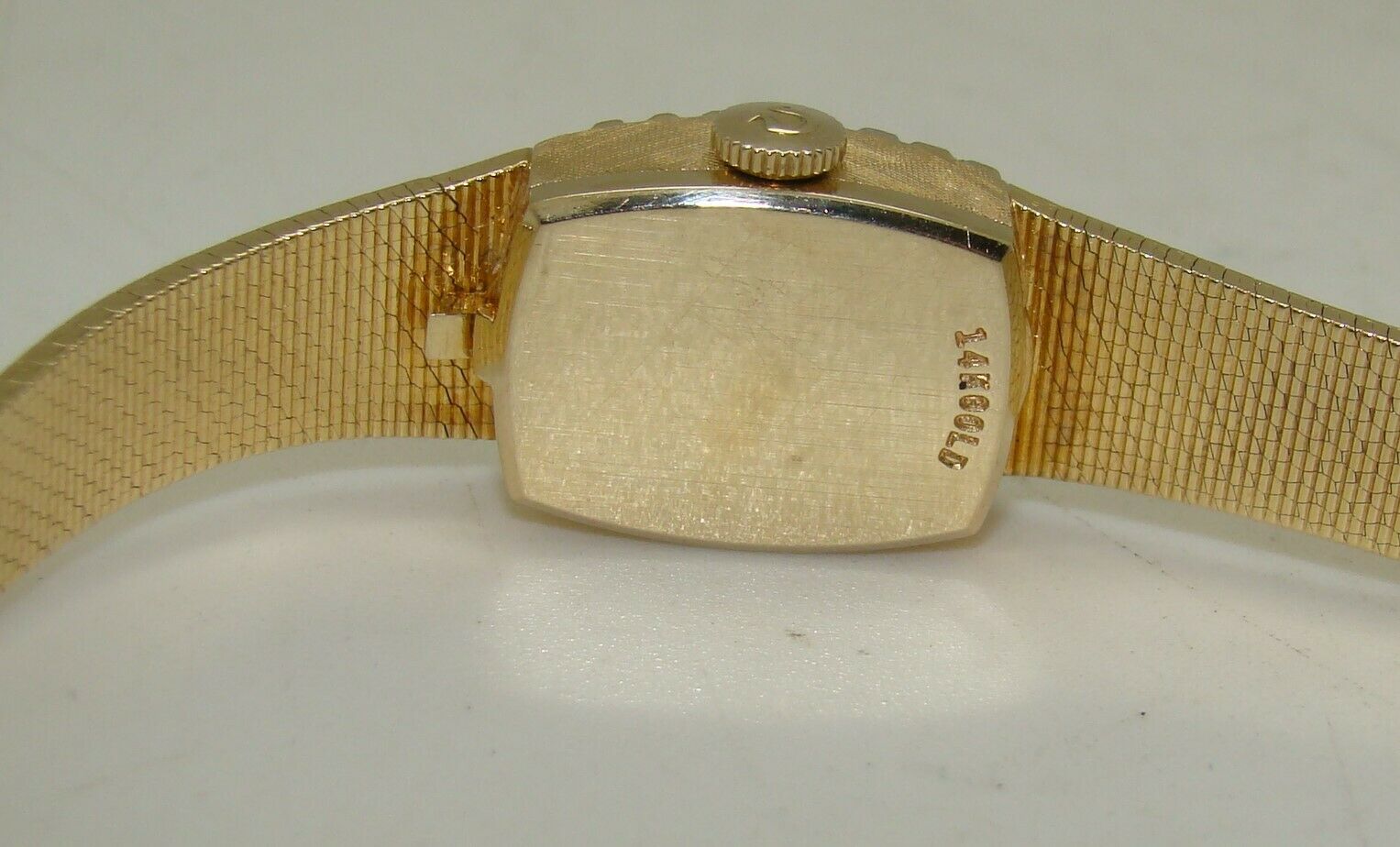 VINTAGE OMEGA 14K GOLD WOMEN's 14mm MANUAL WIND COCKTAIL WATCH w