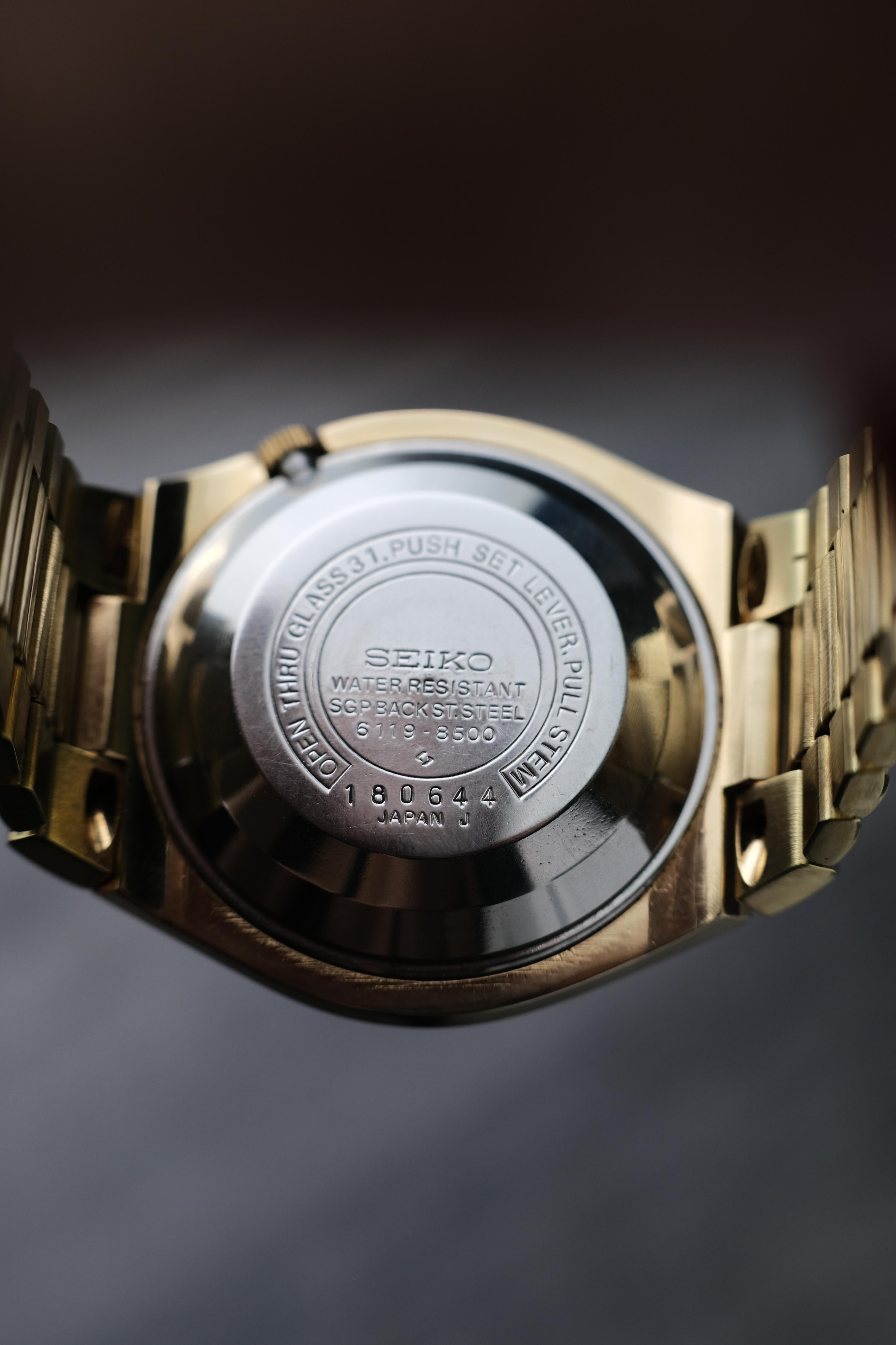 Rare Vintage Seiko 6119-6400 UFO Orange Dial diver 70m
