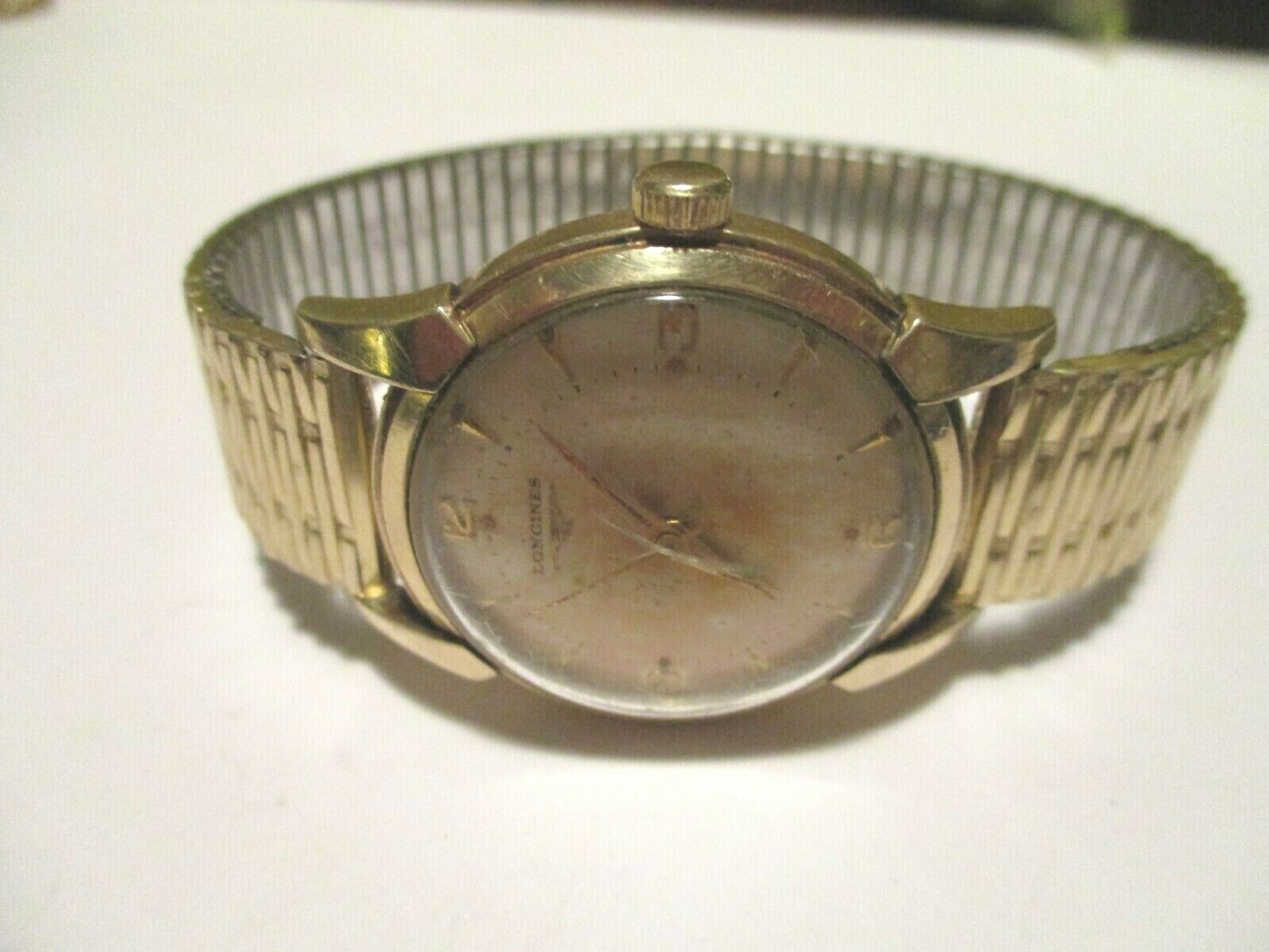 Watch Longines 10k Gold Filled L K Worn Running Condition Parts