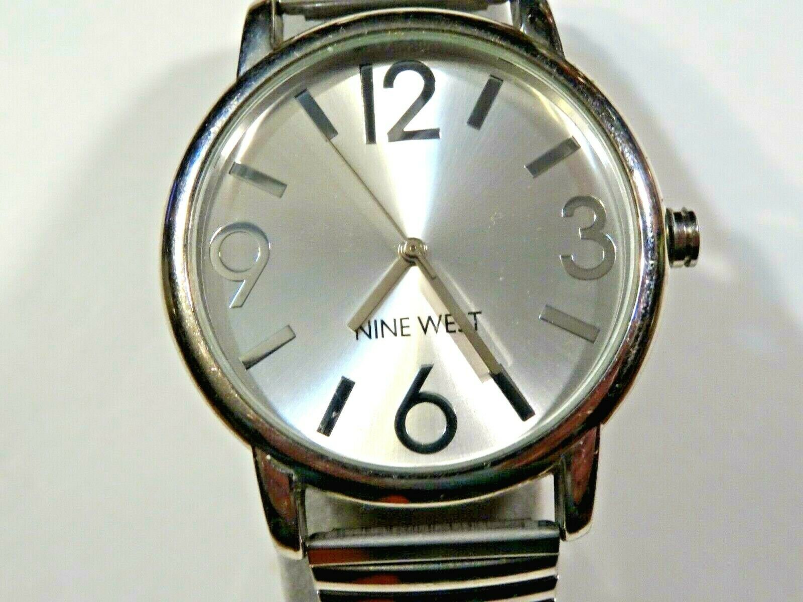 NINE WEST Y121E QUARTZ LADIES WATCH WITH FRESH BATTERY RUNNING