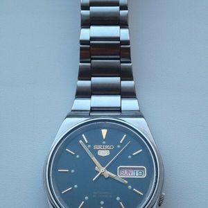 Seiko 5. MS 7S26-3130. 21 jewels. Automatic. Stainless steel 