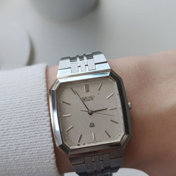 美品 メンズ 1980年代 TANK SEIKO セイコー 9441－5000 Seiko Dolce