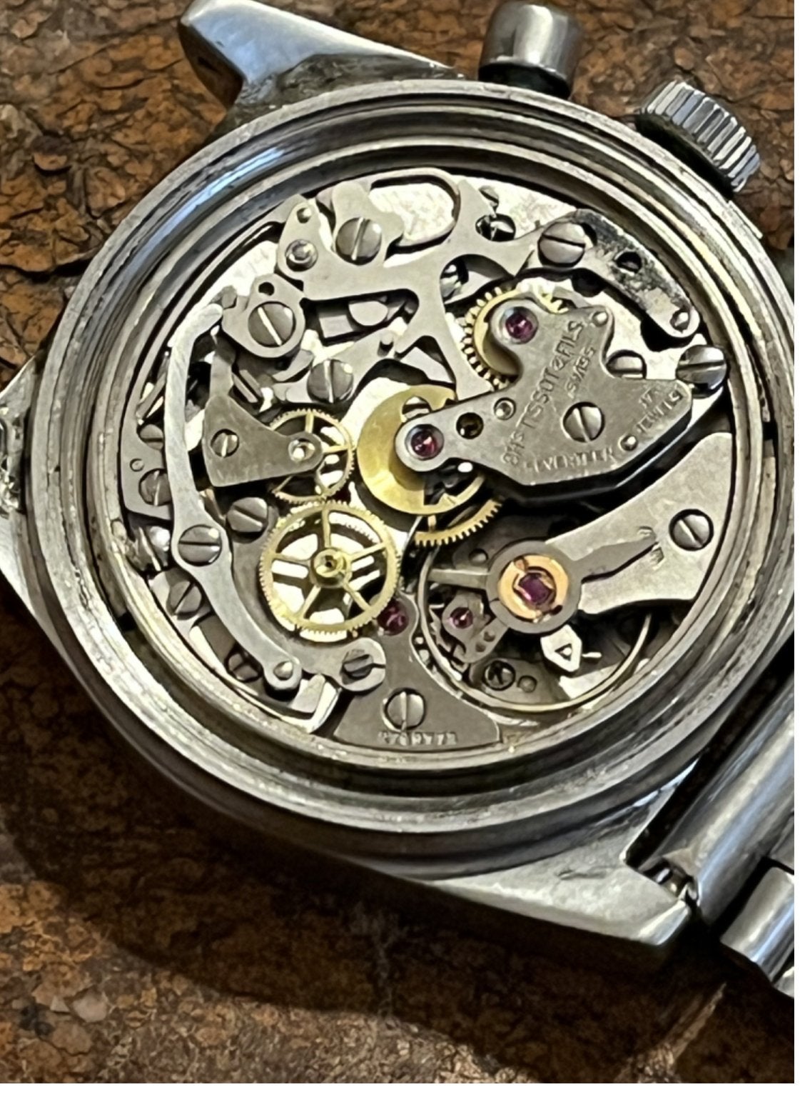 Vintage Tissot 516 (model 40528-1X)Chrono Lemania 1873