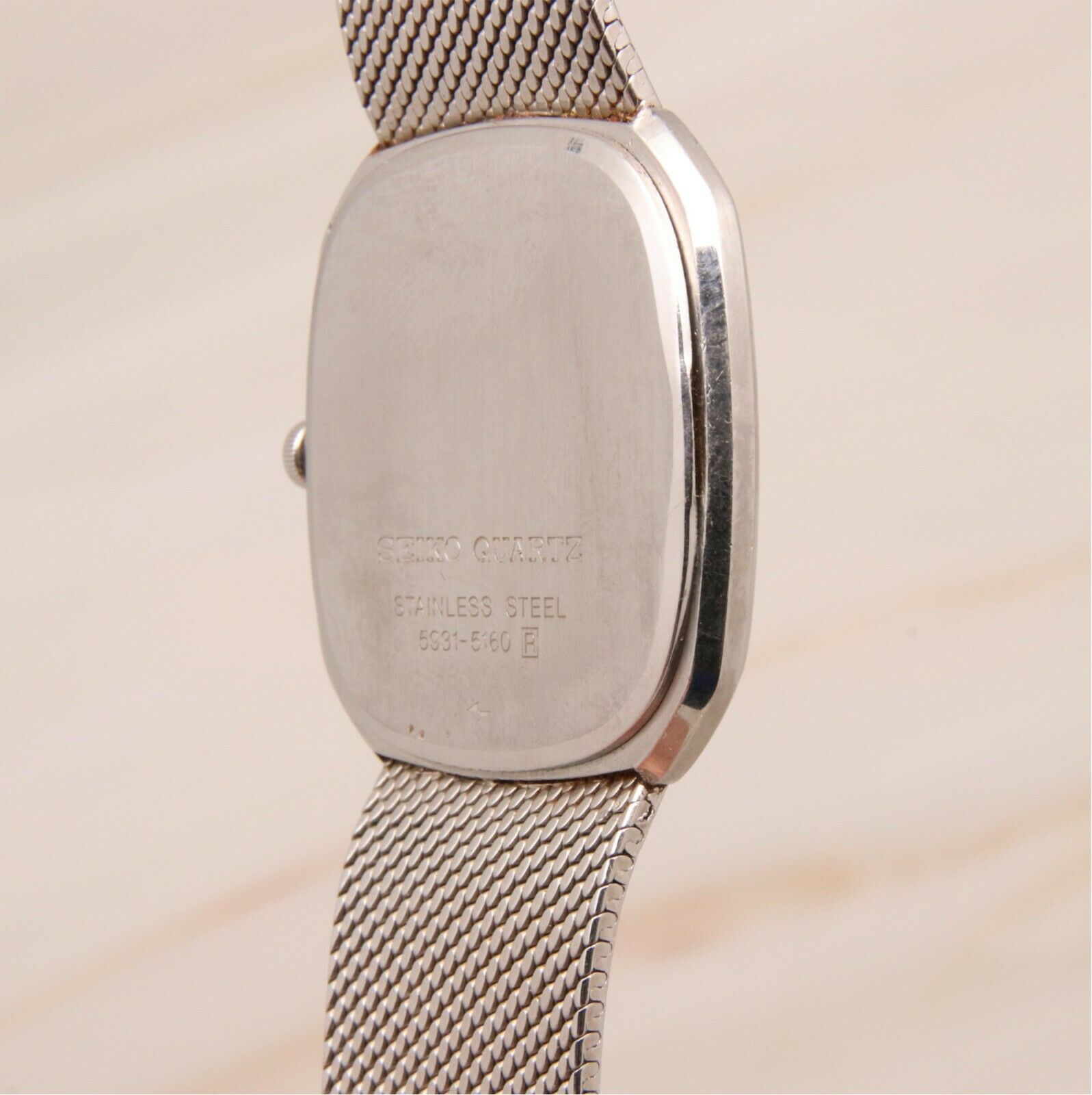 Seiko Credor JDM 5931-5160 Blue Dial Ultra Thin Square Quartz