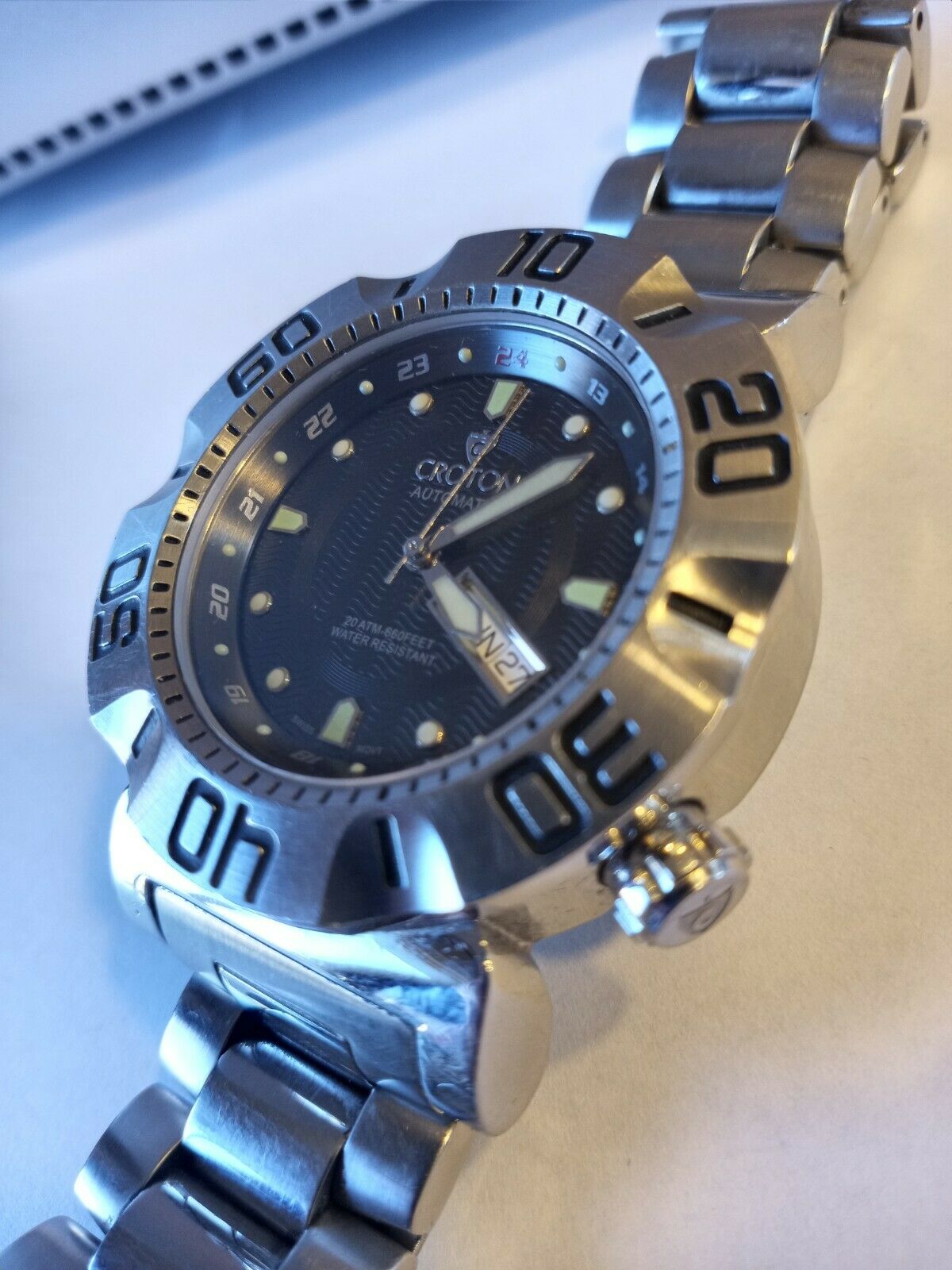 Croton automatic diver online watch