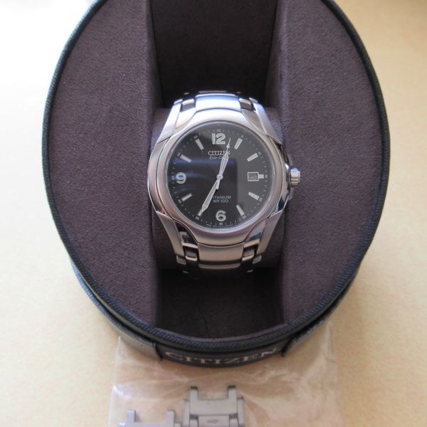 Citizen Titanium Men's Eco Drive Watch Module E111 | WatchCharts ...