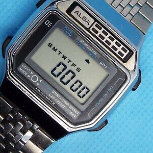 クリスマス特集2025 VINTAGE RARE DIGITAL ALARM VOICE LCD ALBA SEIKO WATCH 時計