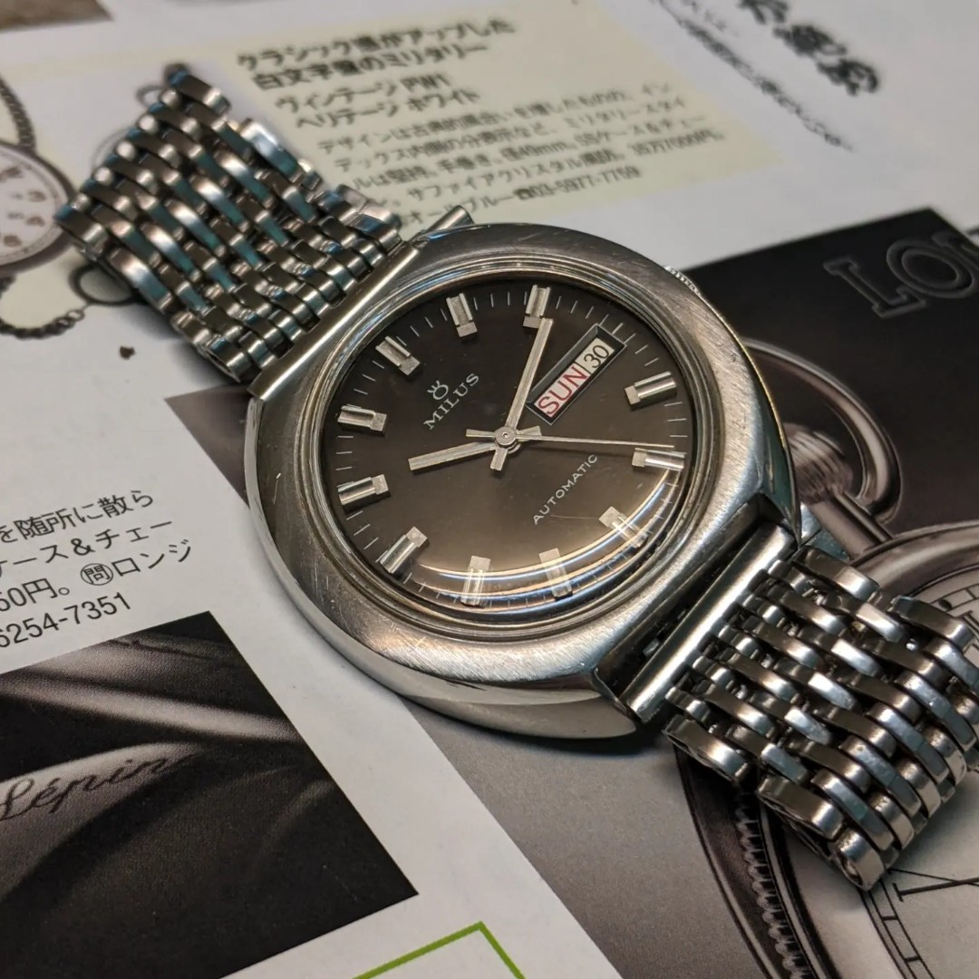 ミラス Milus Week Day Automatic 25石 腕時計 ミラス Milus Week Day Automatic 25石 腕時計 時計