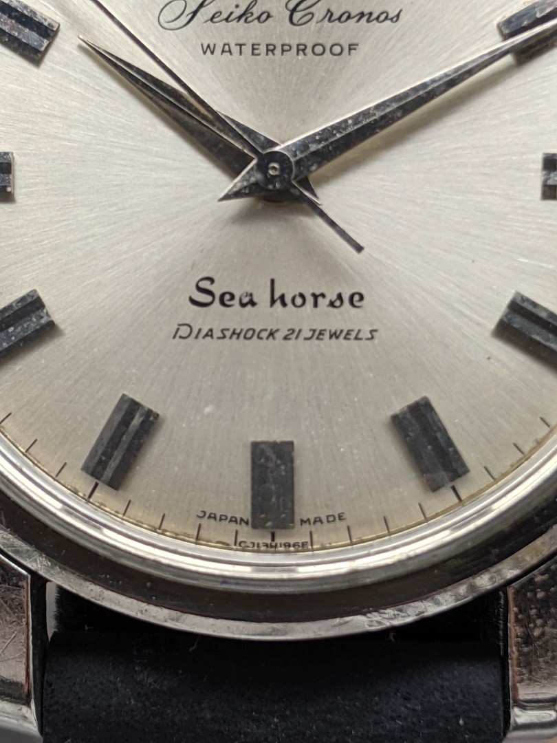 SEIKO CRONOS SEA HORSE WATERPROOF DIASHOCK 21 JEWELS HAND WINDING