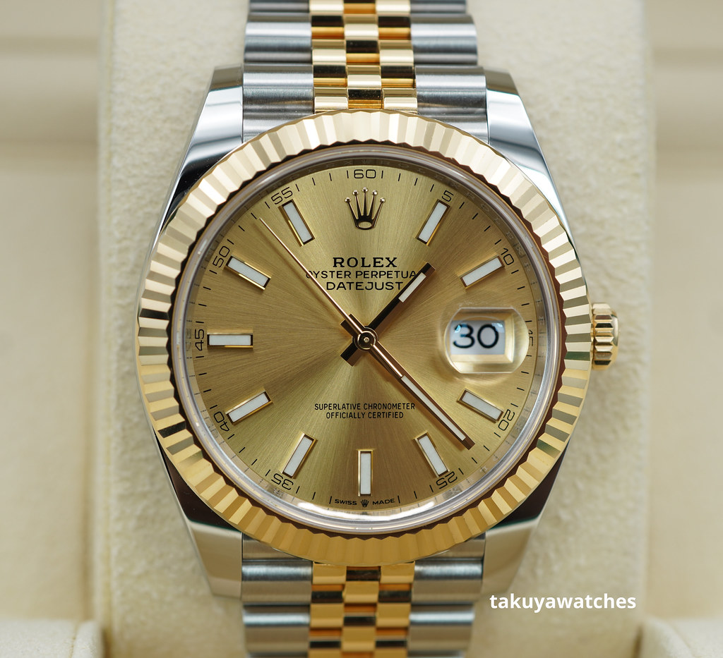 Rolex Datejust 41 Yellow Gold & Steel Silver Dial Jubilee 126333 (2022) | Rolex Watches