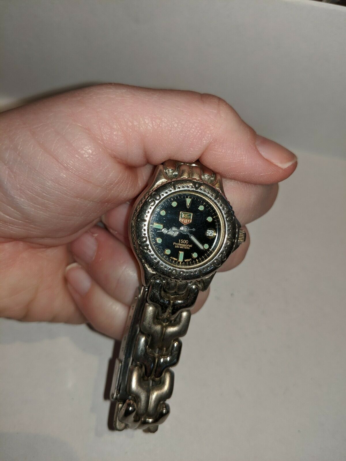 RARE Tag Heuer 1500 Professional 0234 Women\'s Watch Pre-Owned TAG Heuer by Analog Shift Professional 1500  main image 3