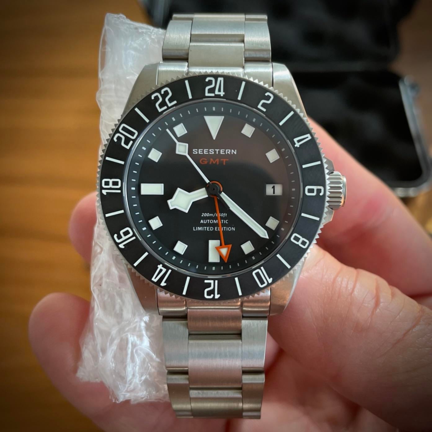 [期間限定出品] SEESTERN チタンGMT 2025Limited WTS] SEESTERN Titanium GMT Men's Watch | 2025 Limited