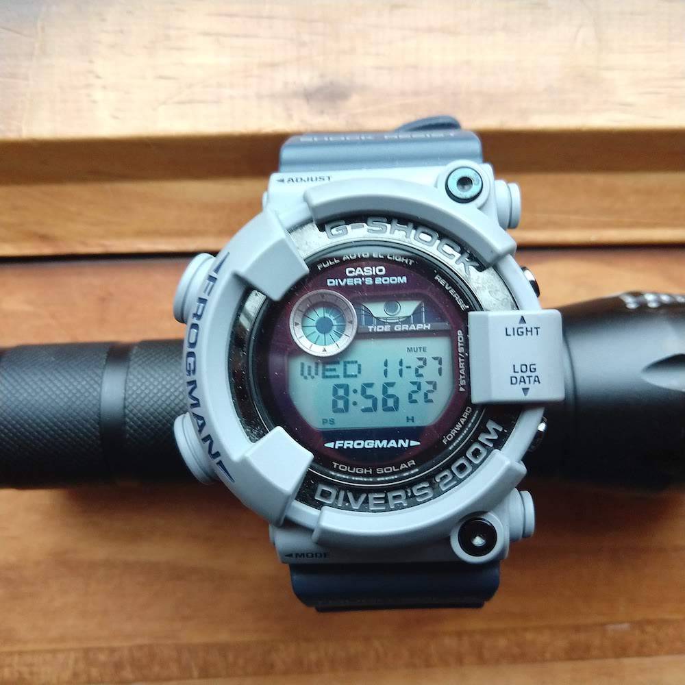 CASIO G-SHOCK GF-8250ER-2JF FROGMAN ネイビーデジタル - 時計