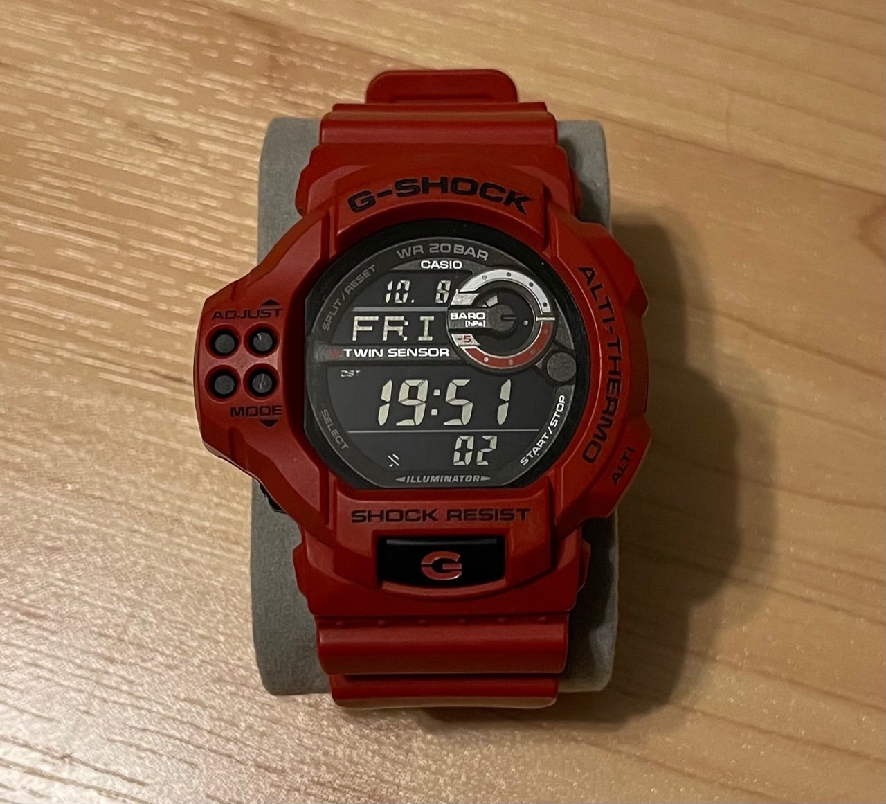 FS: Casio G-Shock GDF-100-4 Twin Sensor Red | WatchCharts Marketplace