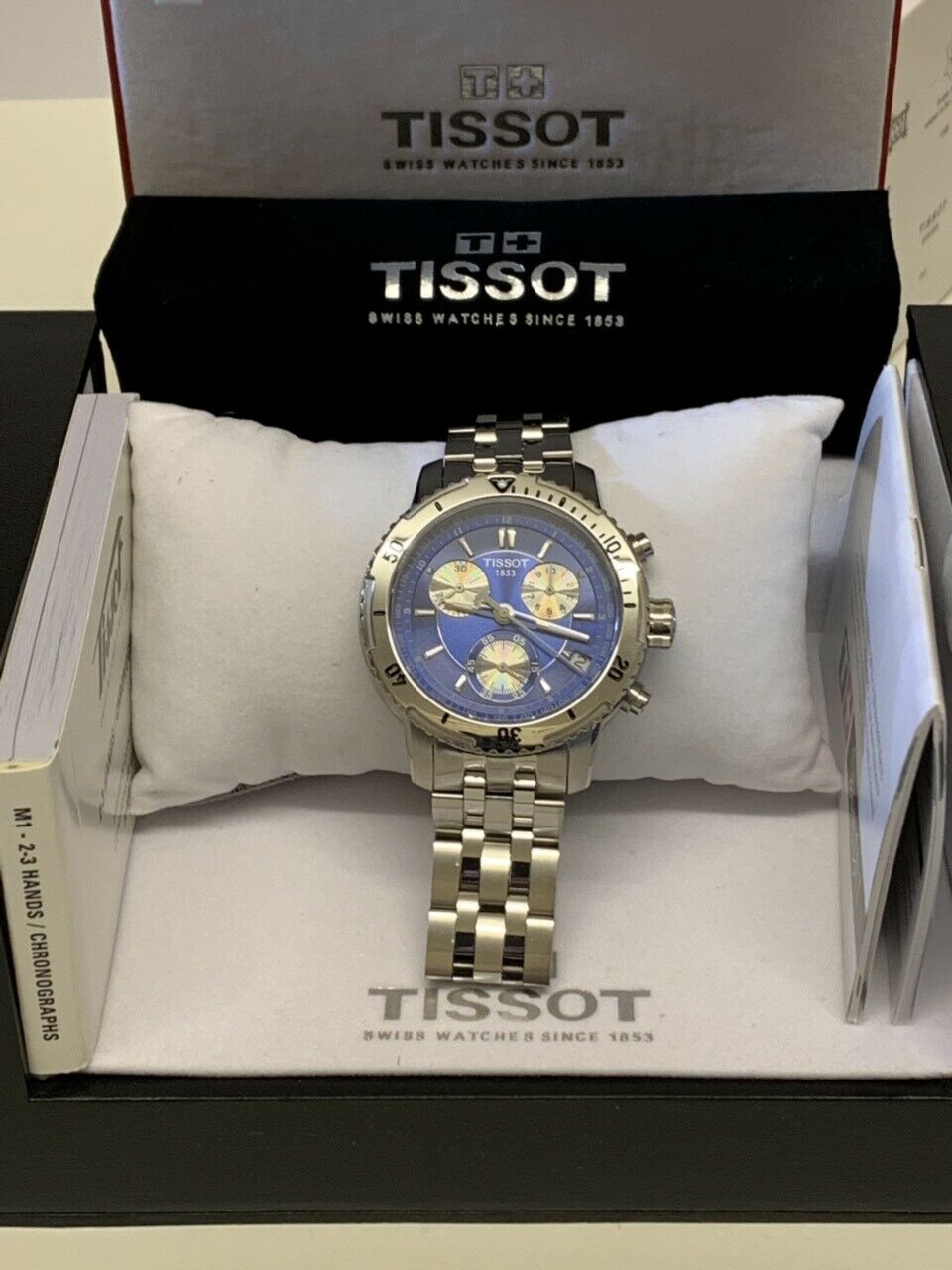 TISSOT - T067.417.11.041.00 - PRS 200 Chronograph Blue Dial Men's