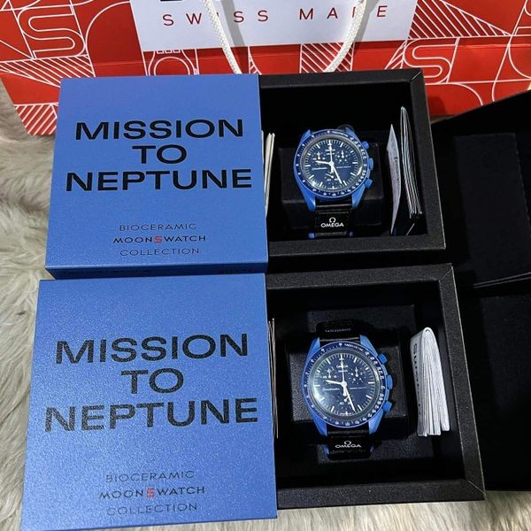 Omega x Swatch Mission to Neptune moonswatch | WatchCharts Marketplace