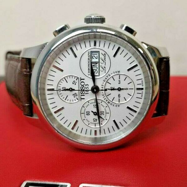 TISSOT Le Locle Chronograph L168/268-1 White Dial Automatic Watch - AH ...