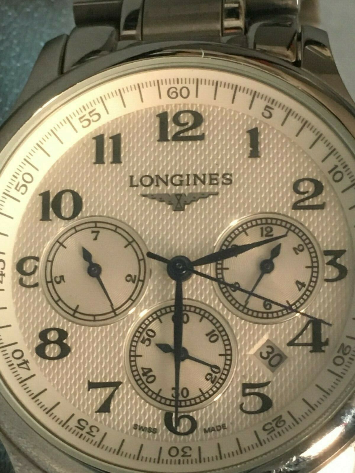 Longines Wrist Watch Automatic Master Collection Rare MINT Free