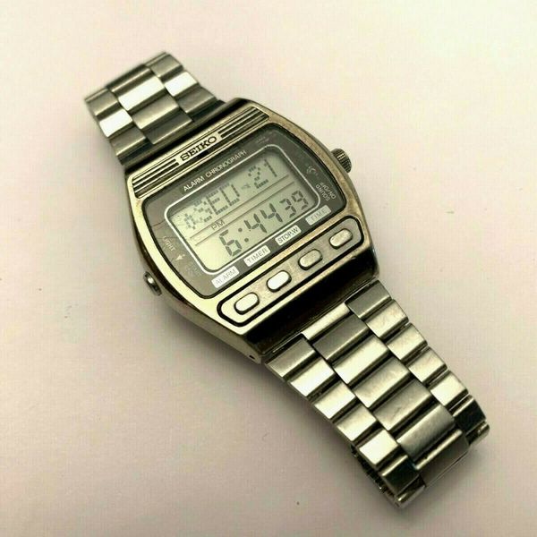 【美品レア】SEIKO D229-5010 ★動作品★ Vintage 1981 Seiko D229-5010 LCD Digital Watch - Case