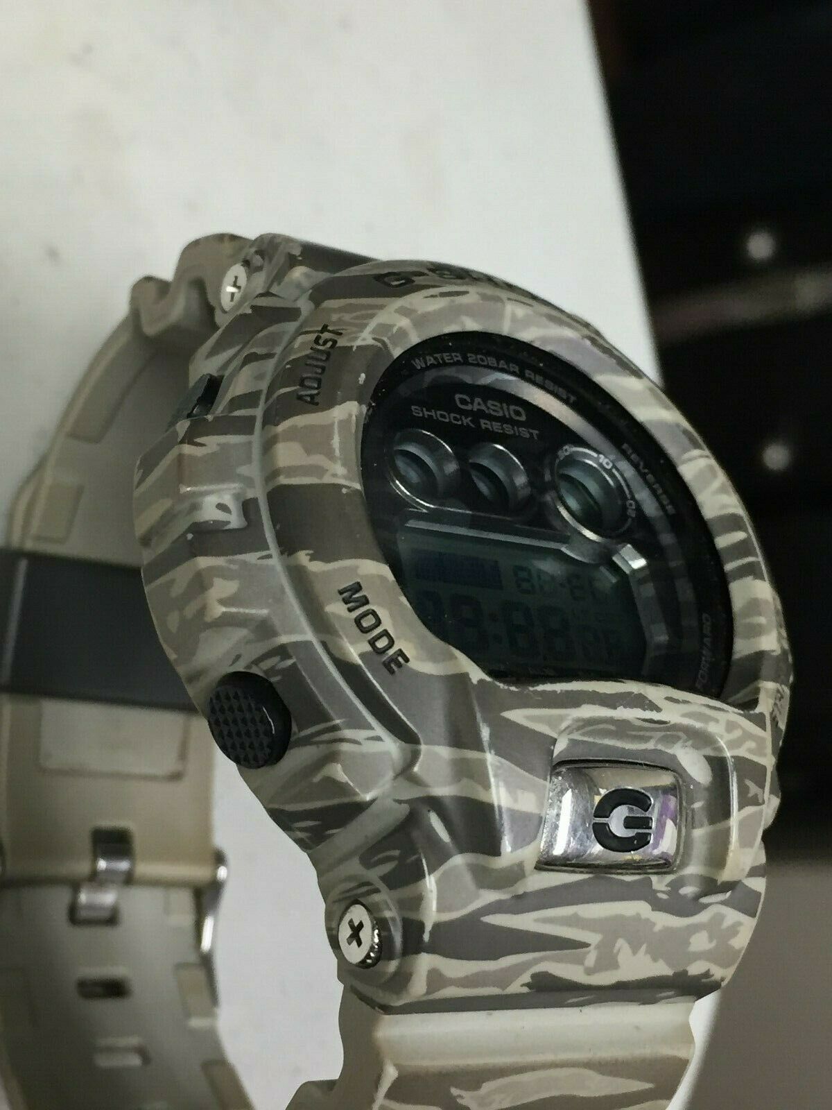 CASIO G-SHOCK 3420 GD-X6900TC STAINLESS WR20BR CAMO WATCH