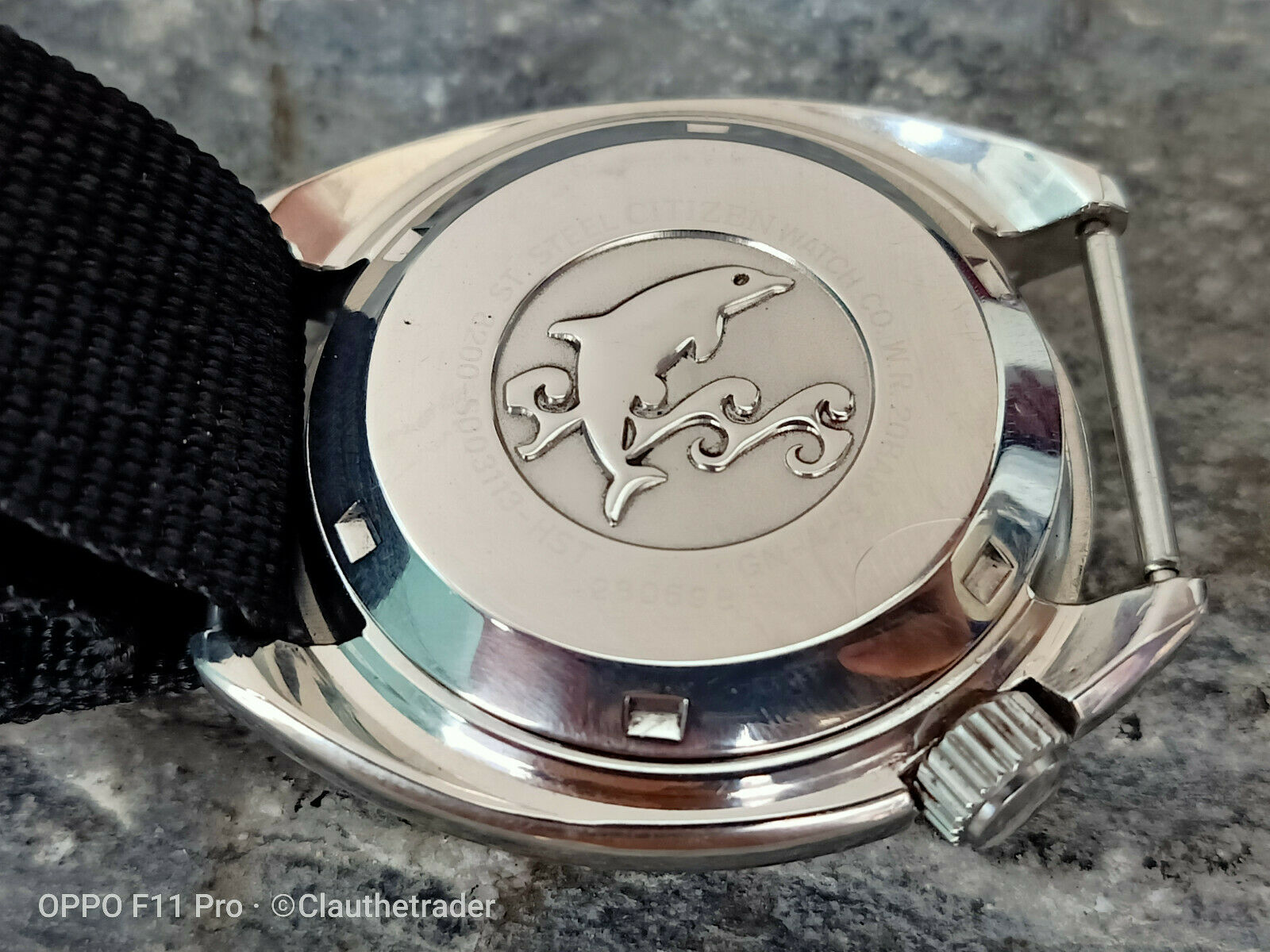 Maiden Voyage(中古品) RARE CITIZEN 8200-S003113-HST DOLPHIN 20BAR DIVER AUTOMATIC MENS