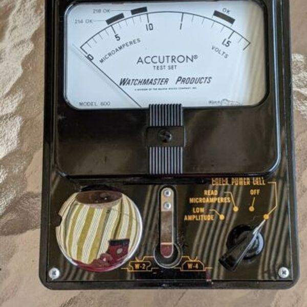 Bulova Accutron Test Meter Model 600 Watchmaster Nice Watchcharts