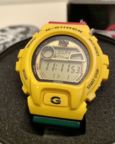 In4mation x Casio G-Shock GLX-6900XA-9JR One Love Rasta yellow