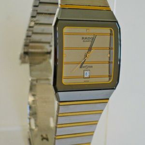 MEN'S RADO VINTAGE DIASTAR TWO-TONE GOLD QUARTZ WATCH 152.0202.3
