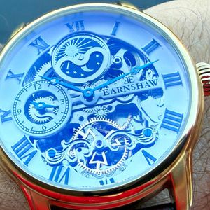 Orient Express OA-8031 back Skeleton Automatic SS gold SLV 10