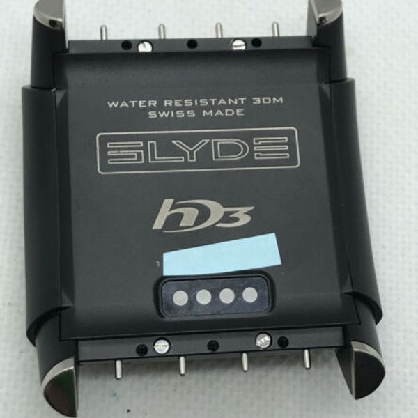 New HD3 Slyde by Jorg Hysek watch case boitier red strips Parts Swiss ...