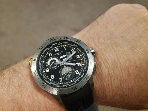 Hamilton Khaki Aviation World Timer Chronograph Men's Watch