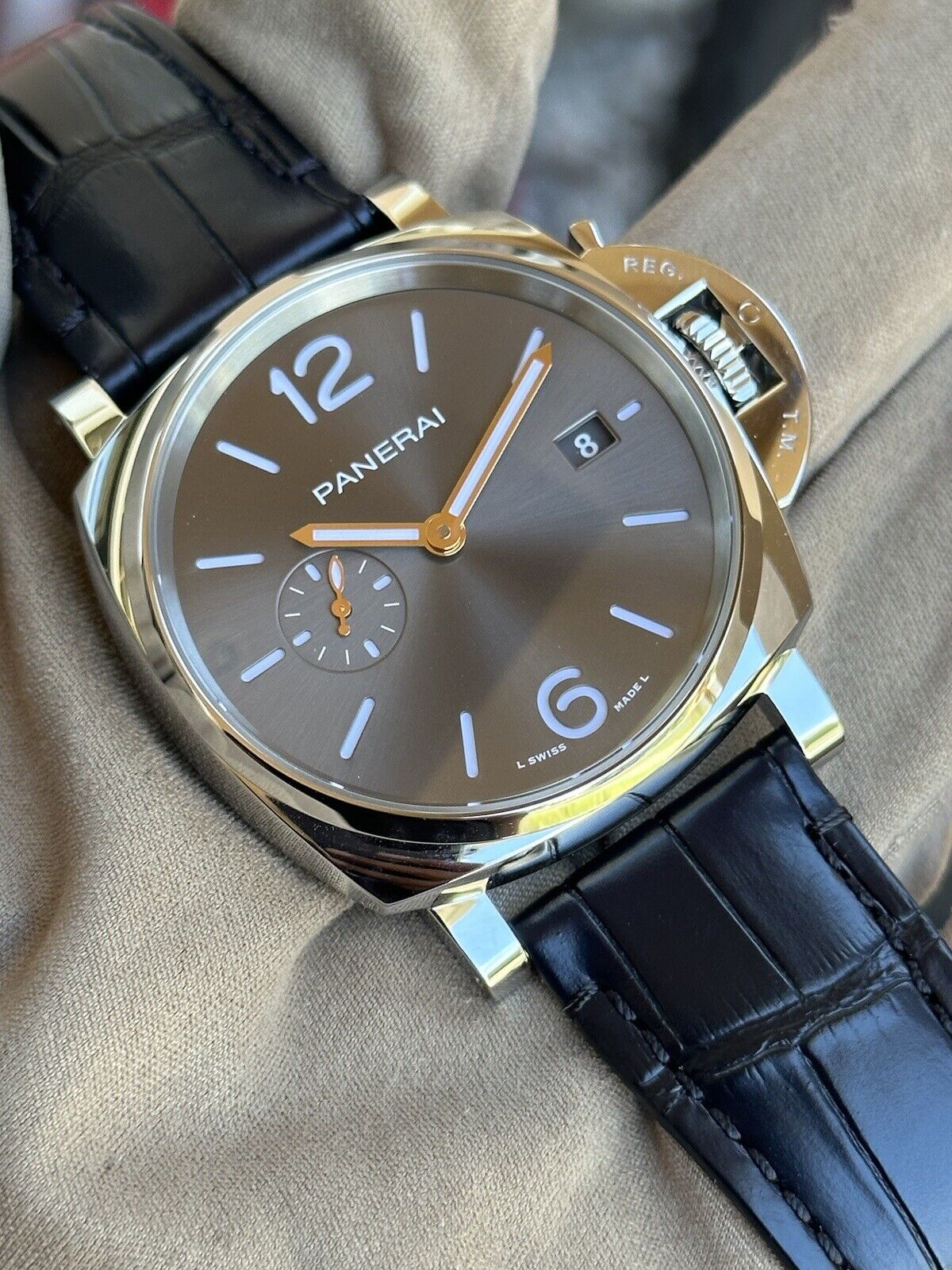 FS BNIB PANERAI PAM 1250 Pam01250 Luminor Duo 3 Days Automatic