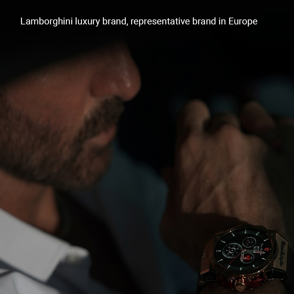 TONINO LAMBORGHINI Luxury TL66 Power SmartWatch: AMOLED, 3ATM