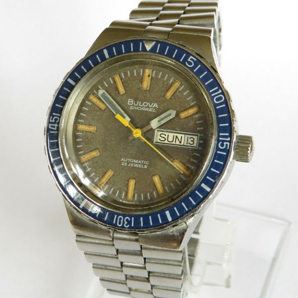 Gents 1972 Bulova Snorkel automatic divers watch WatchCharts Marketplace