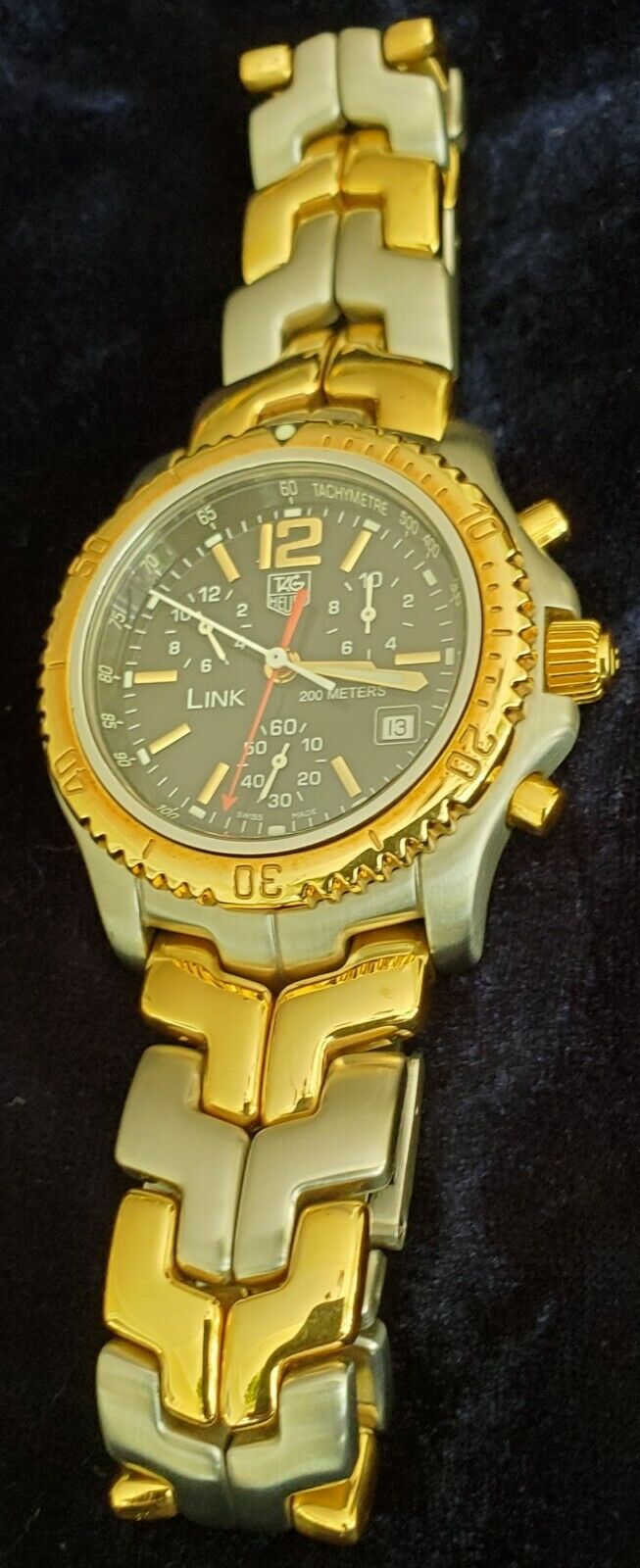 TAG Heuer Link Chronograph Stainless & 18k Gold CT1152.BD0552