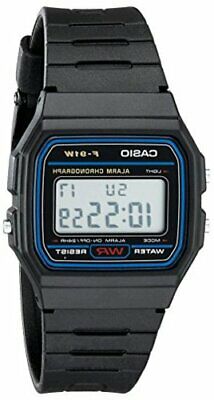 Casio F91W 1 Classic Resin Strap Digital Sport Watch Black Size